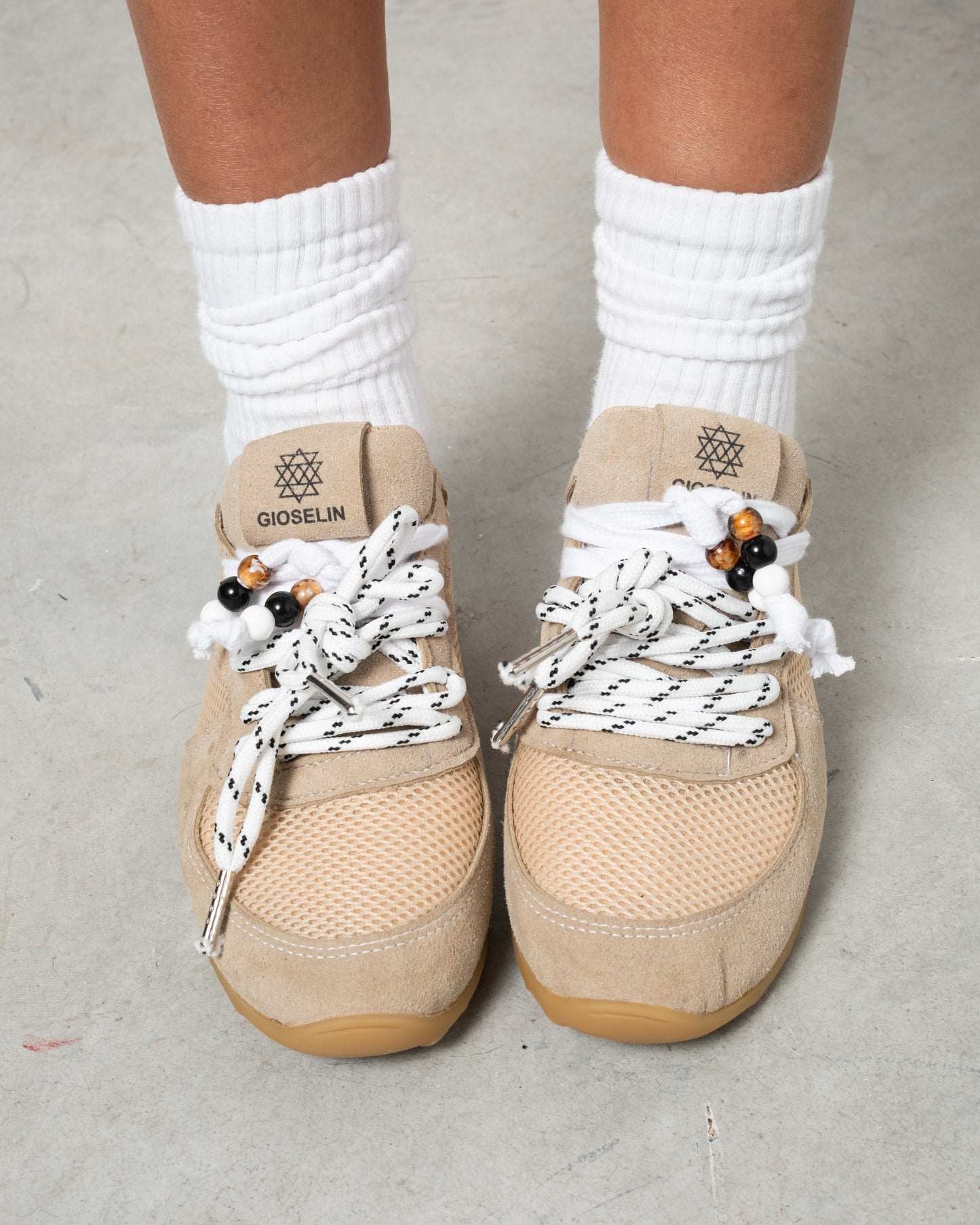 Sneakers donna leggere LOW - Taupe