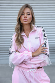 Combinaison rose perle