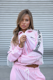 Combinaison rose perle