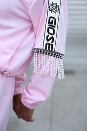 Combinaison rose perle