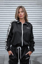 Survêtement noir brodé