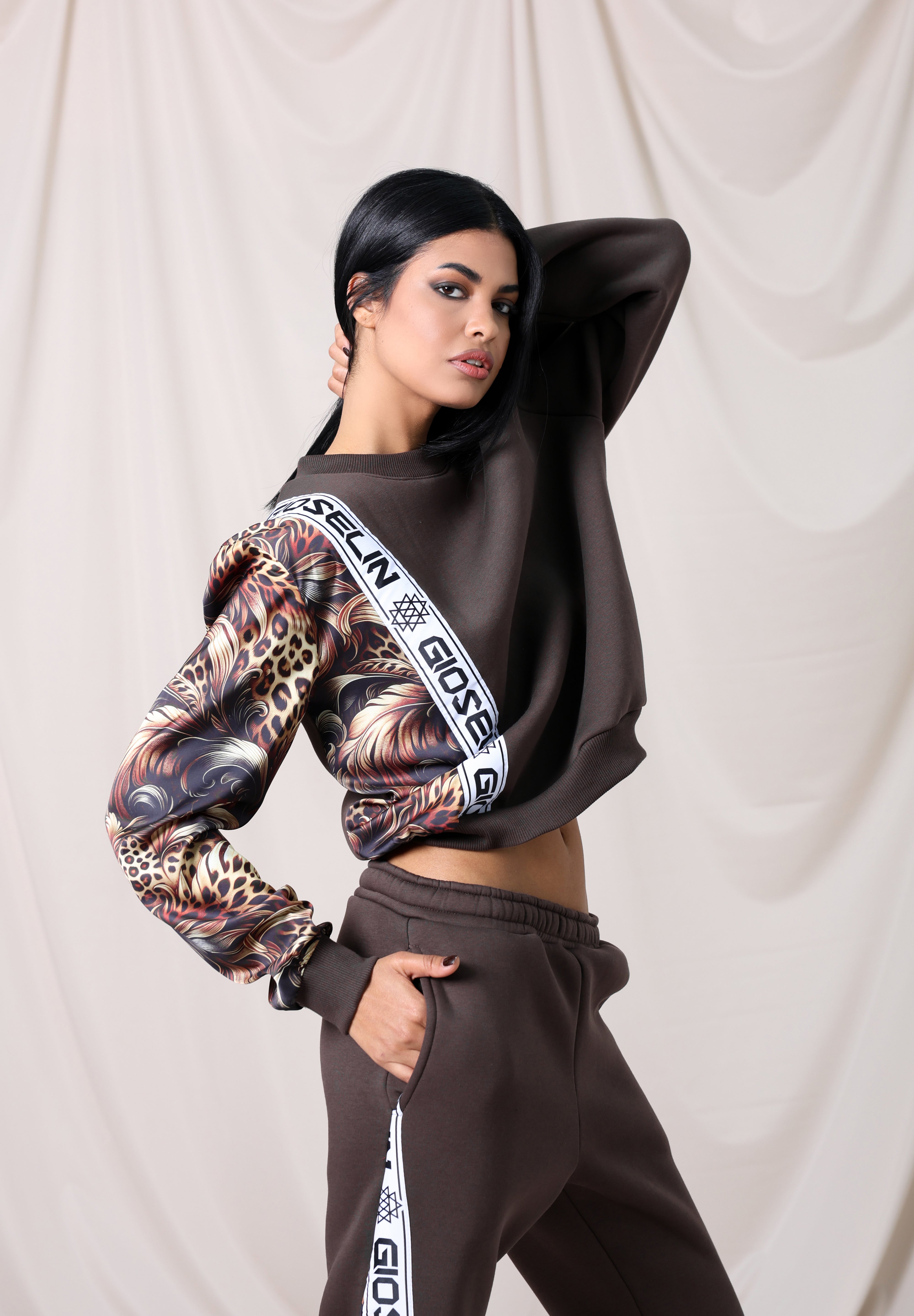 Costume marron Wild Elegance