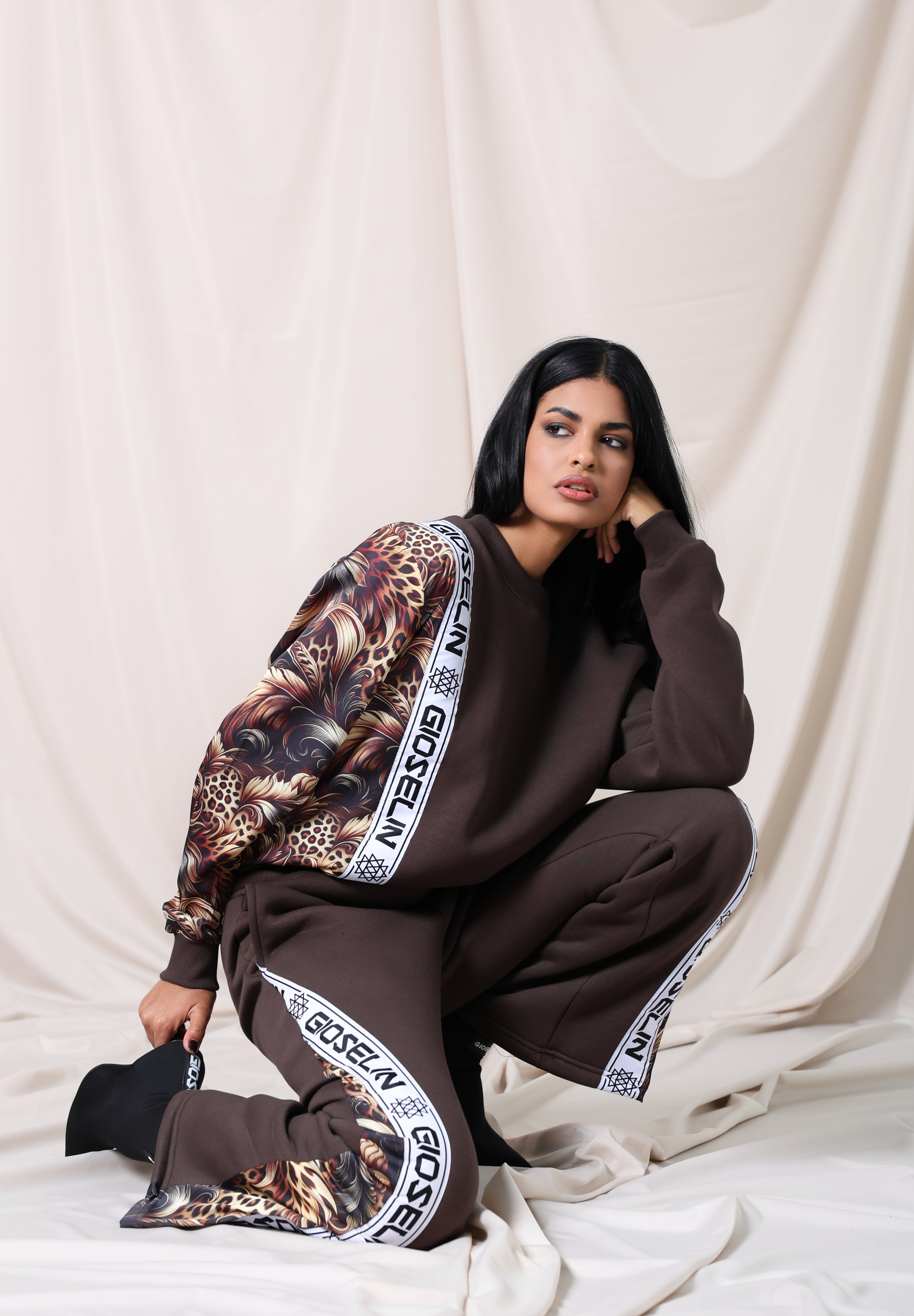 Costume marron Wild Elegance