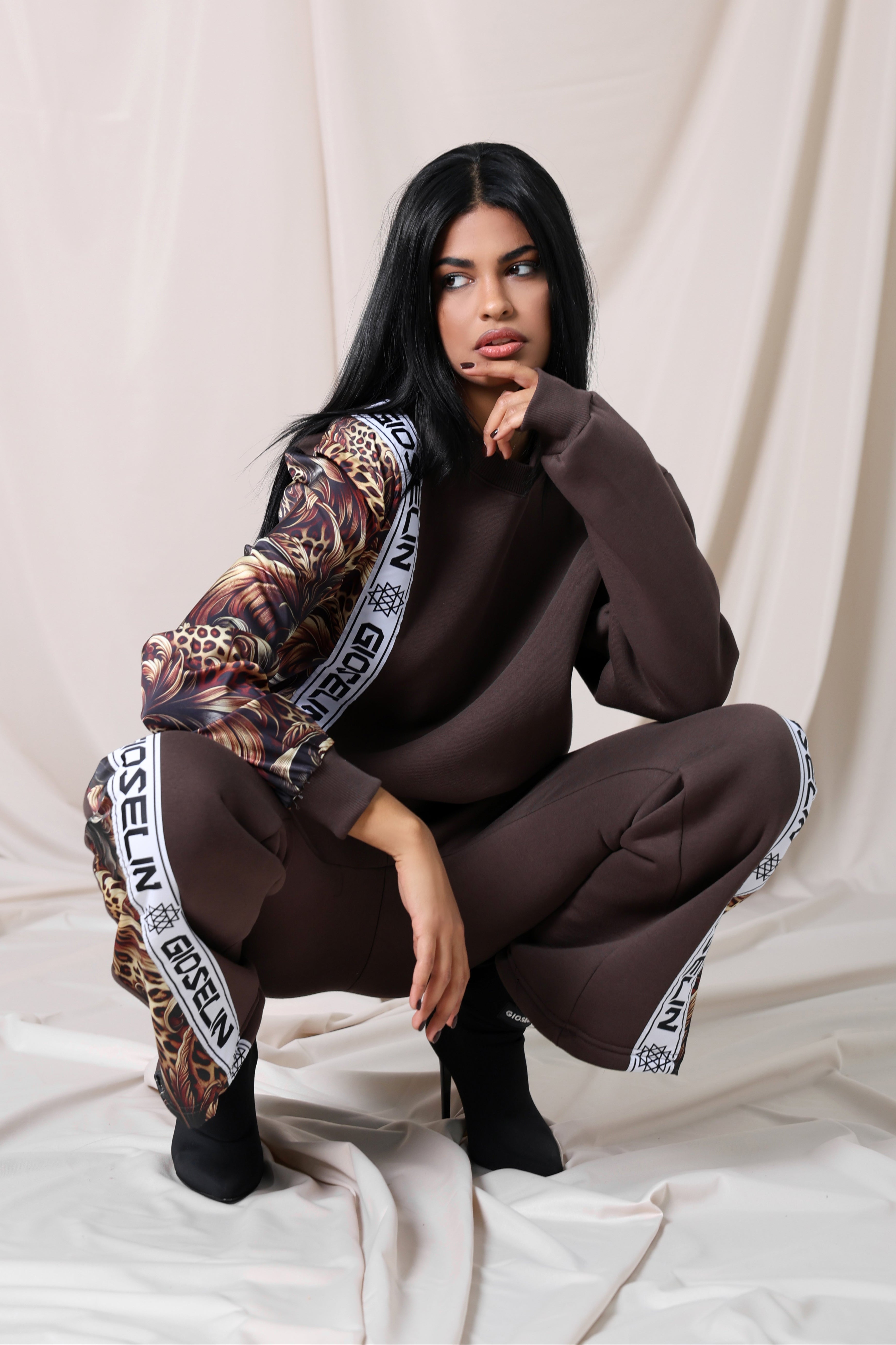 Costume marron Wild Elegance