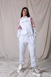 Survêtement gris camouflage brillant