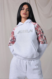 Survêtement gris camouflage brillant