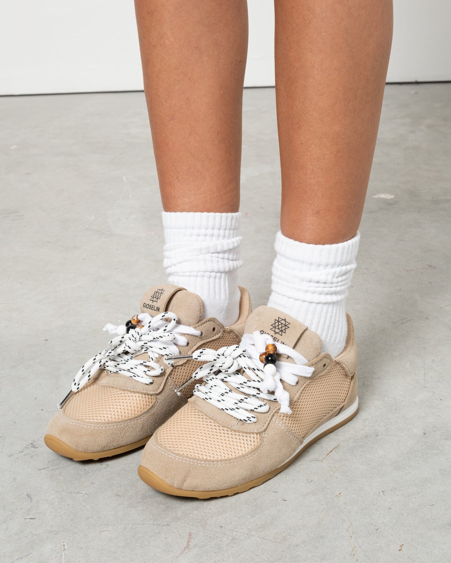 Sneakers donna leggere LOW - Taupe