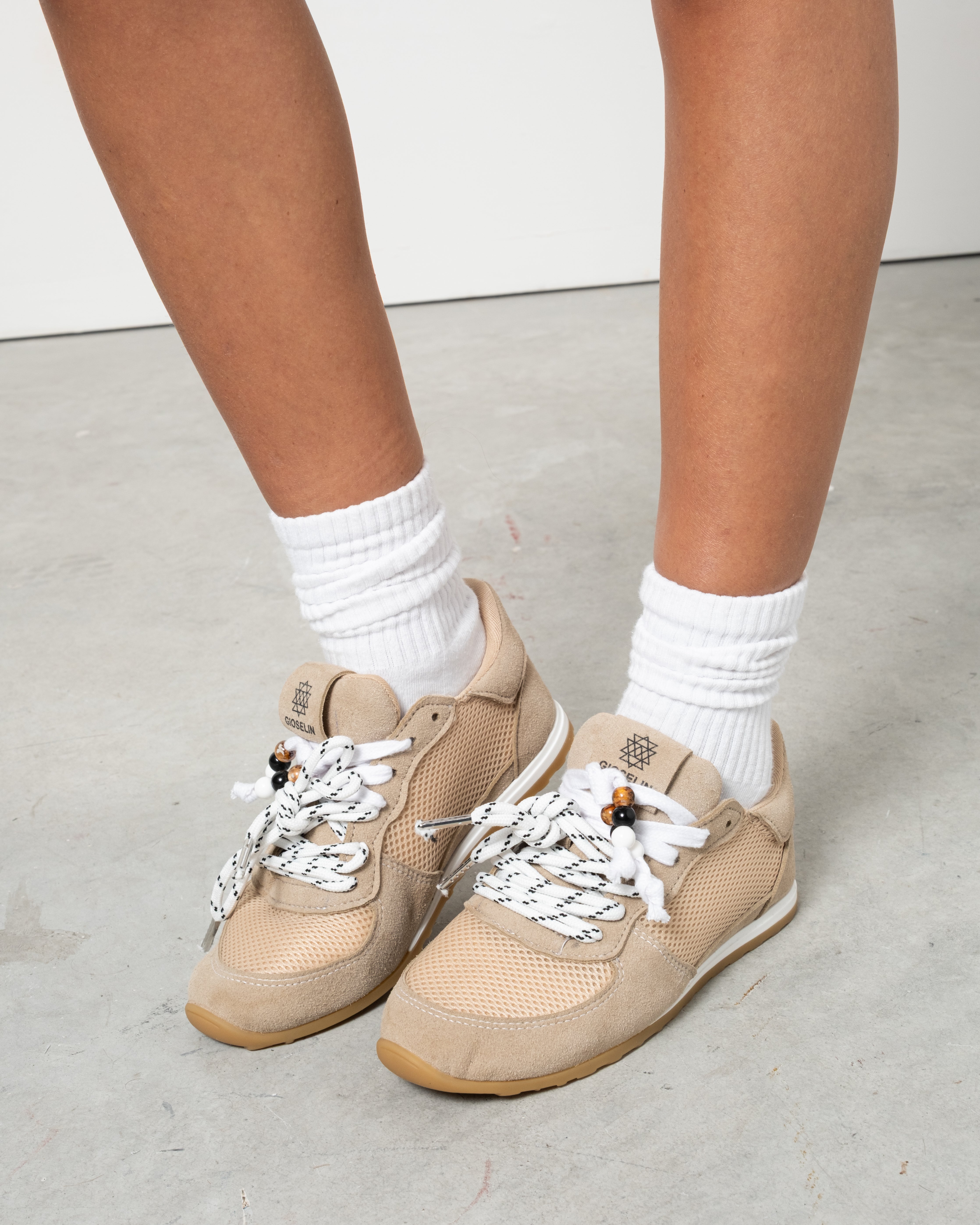 Sneakers donna leggere LOW - Taupe