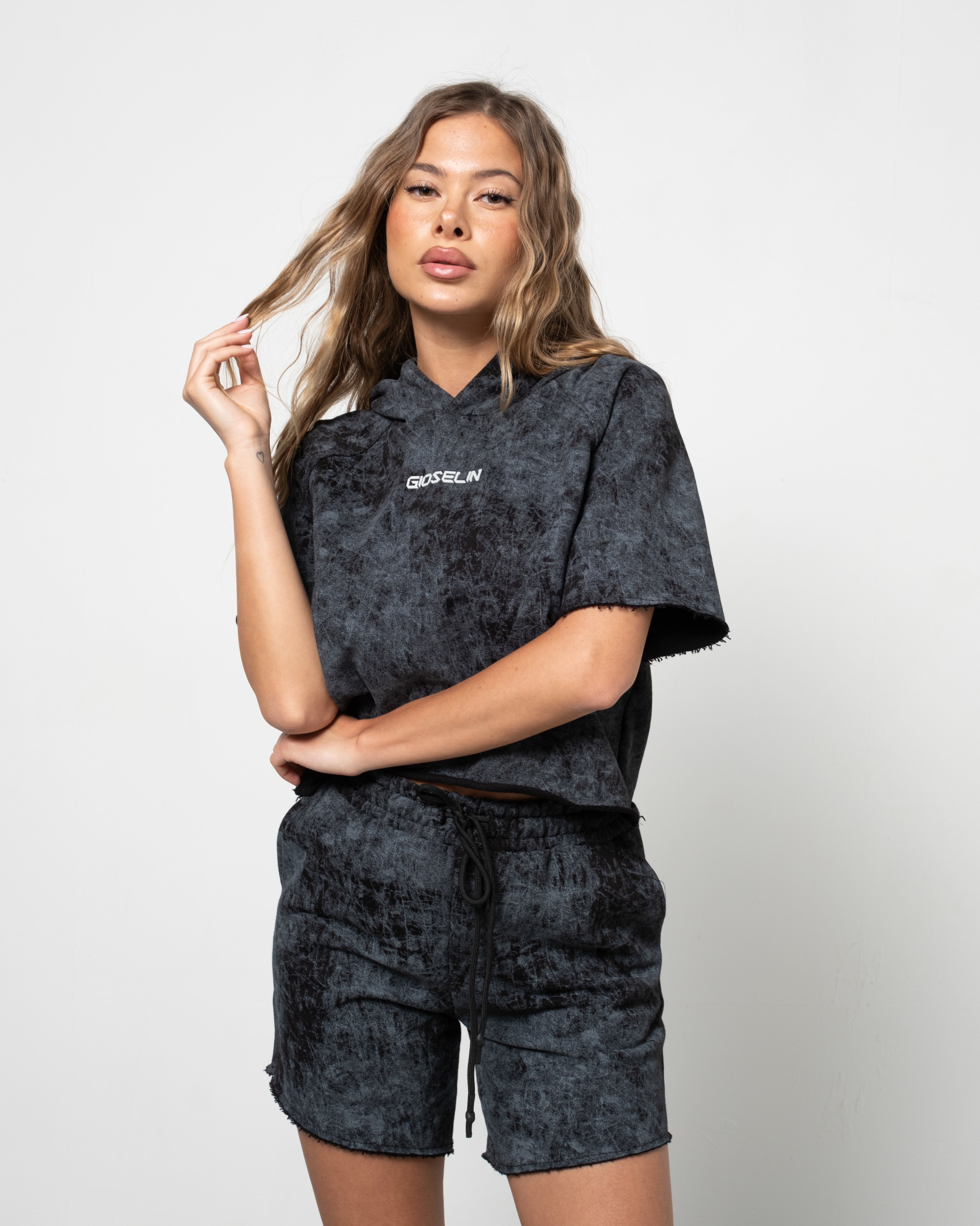 Completo Tye Dye Nero