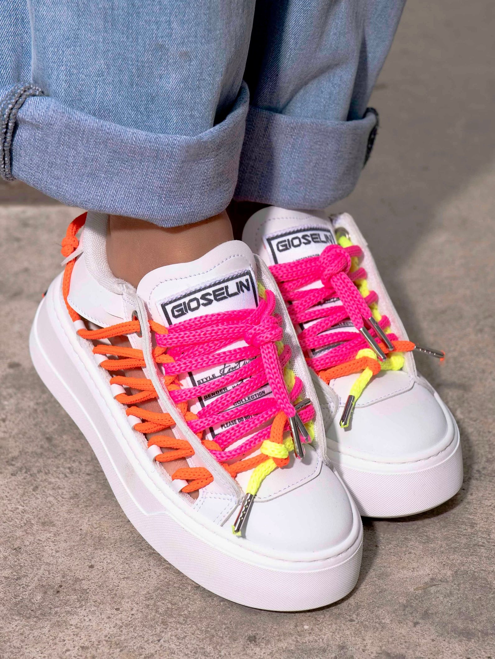 Espace Multicolore Blanc