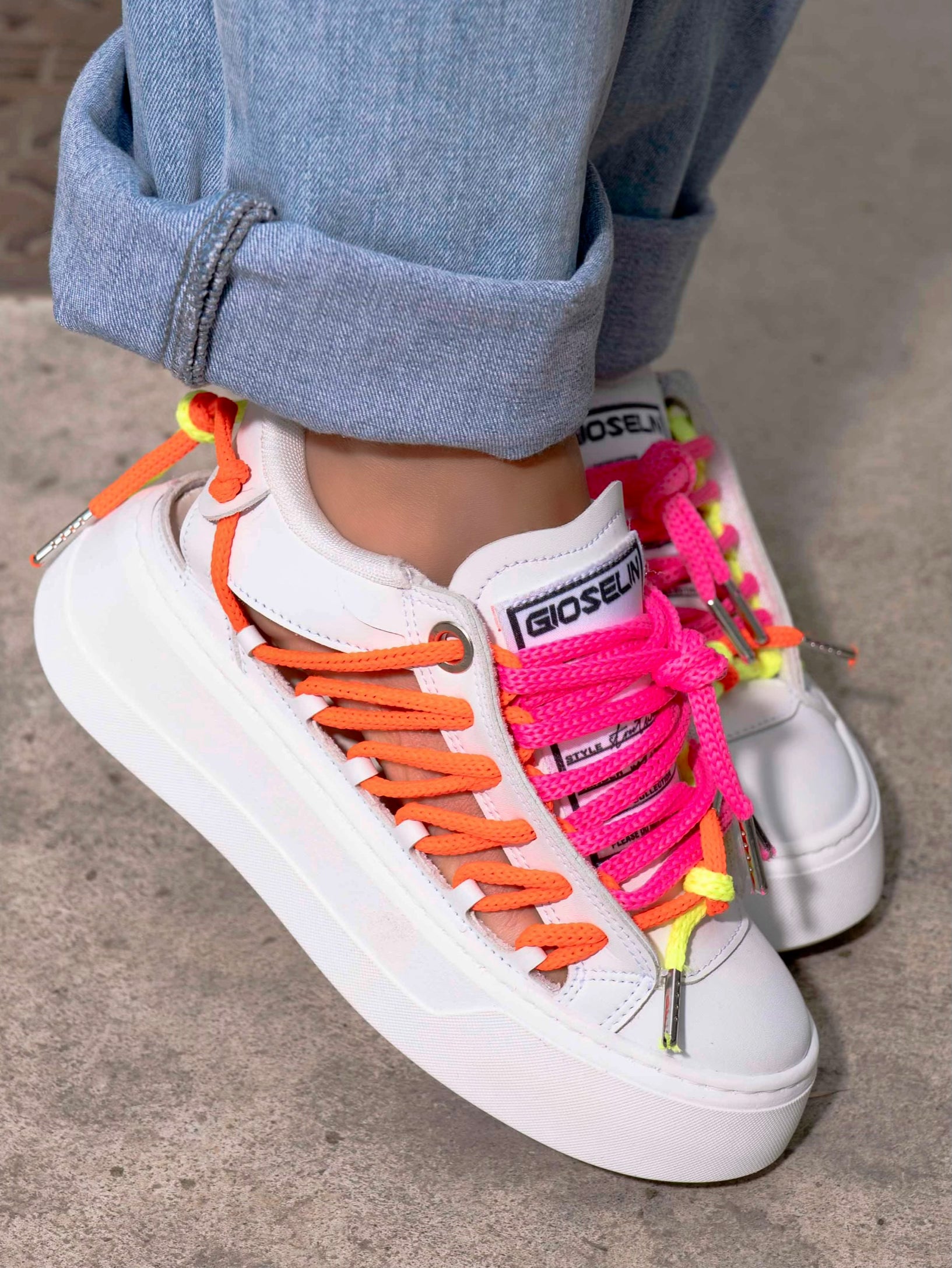 Espace Multicolore Blanc