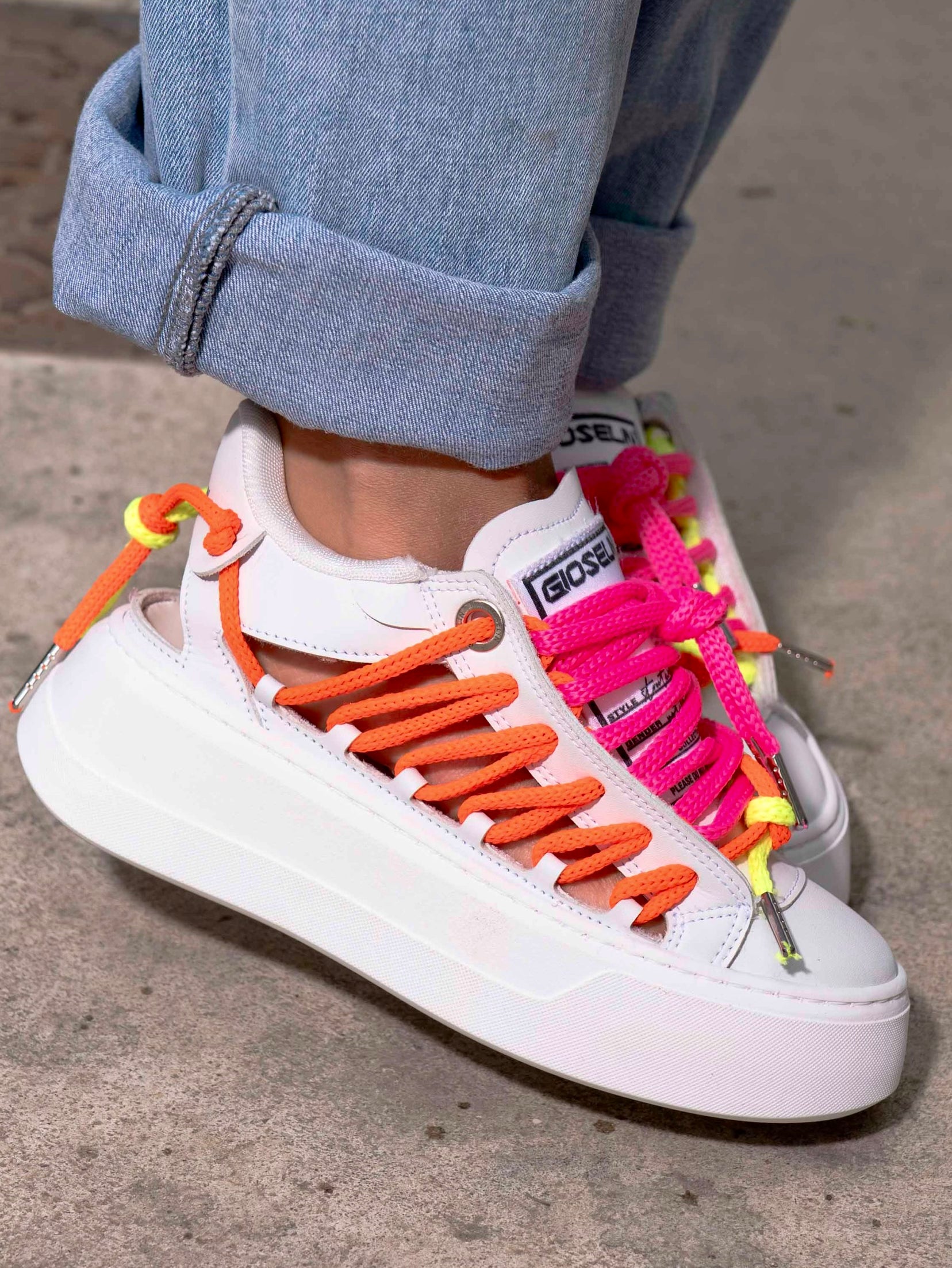 Espace Multicolore Blanc