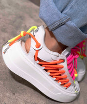 Espace Multicolore Blanc