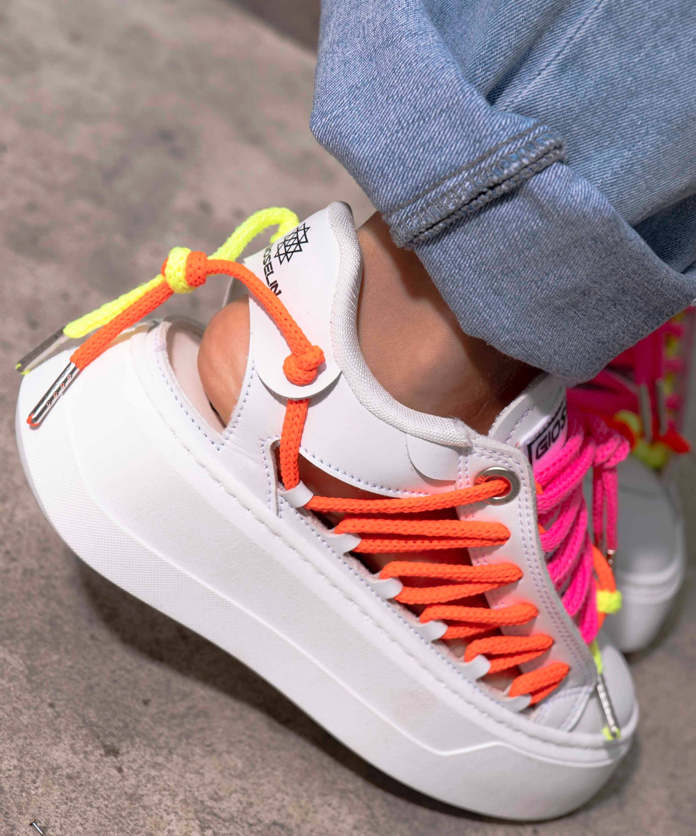 Espace Multicolore Blanc