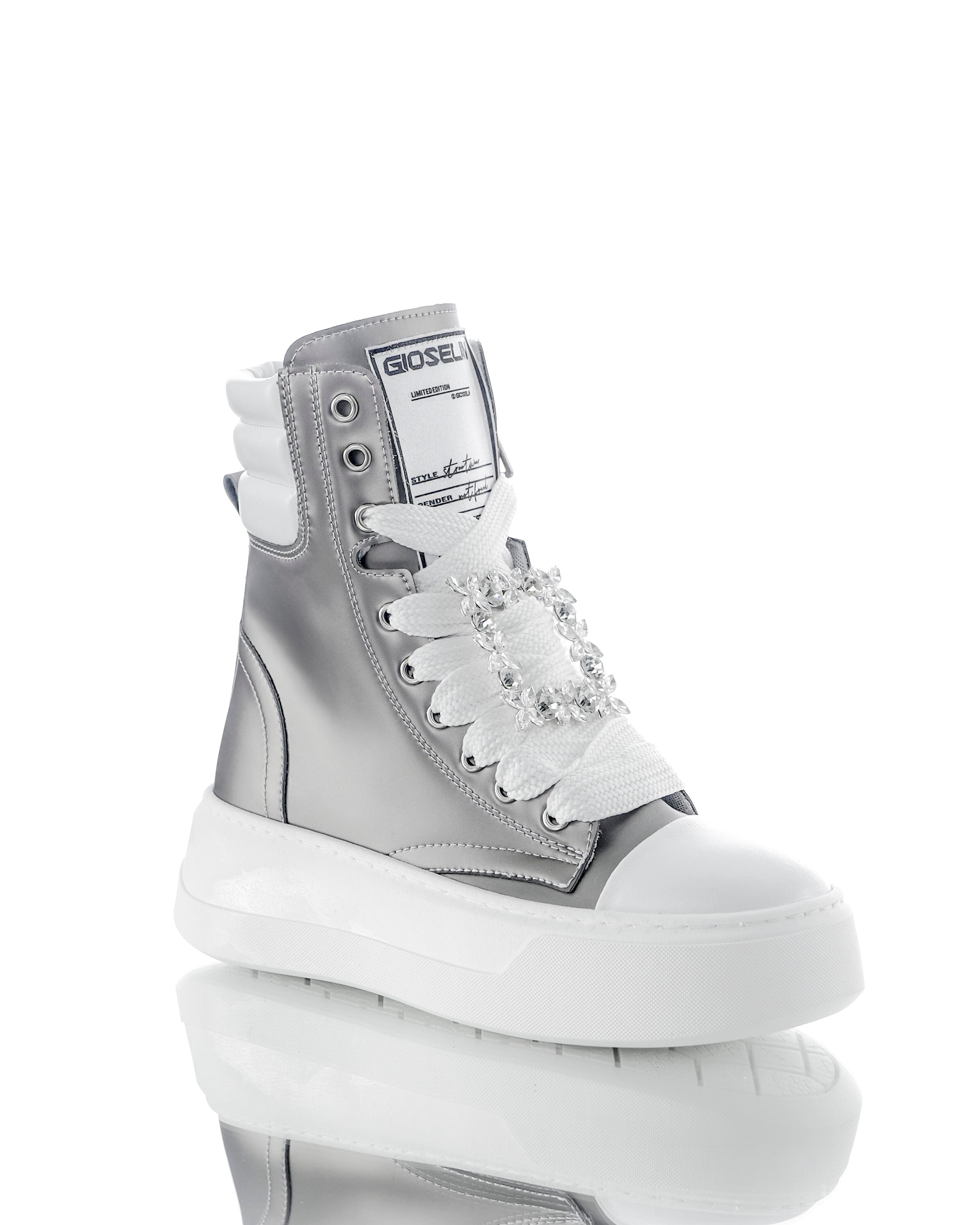 Bijou Nit-up en métal argenté