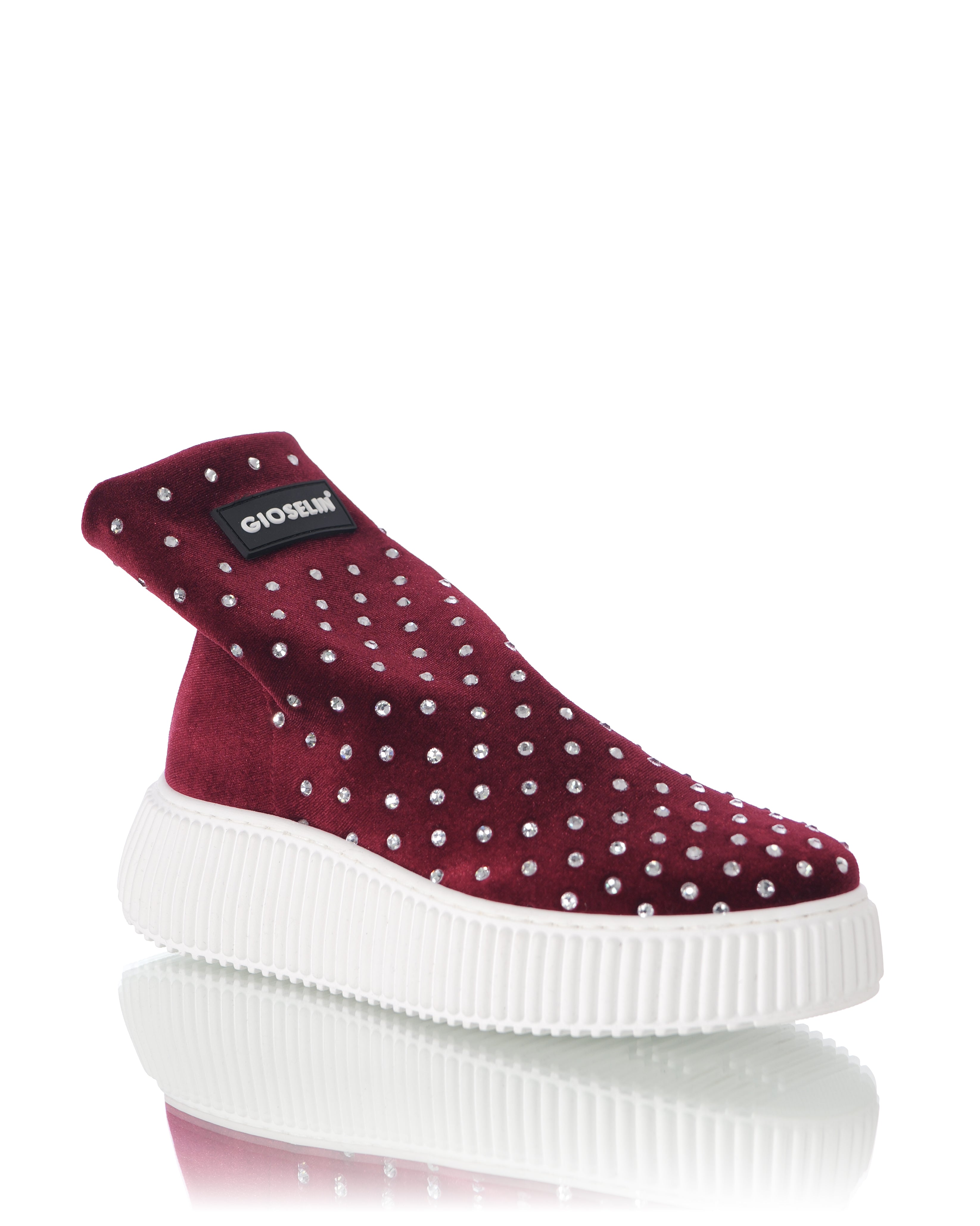 Velours de Peur Diamant Bordeaux