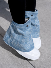 Bottes en jean glamour