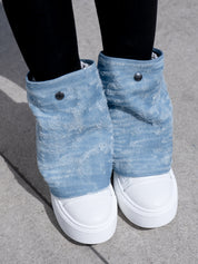 Bottes en jean glamour