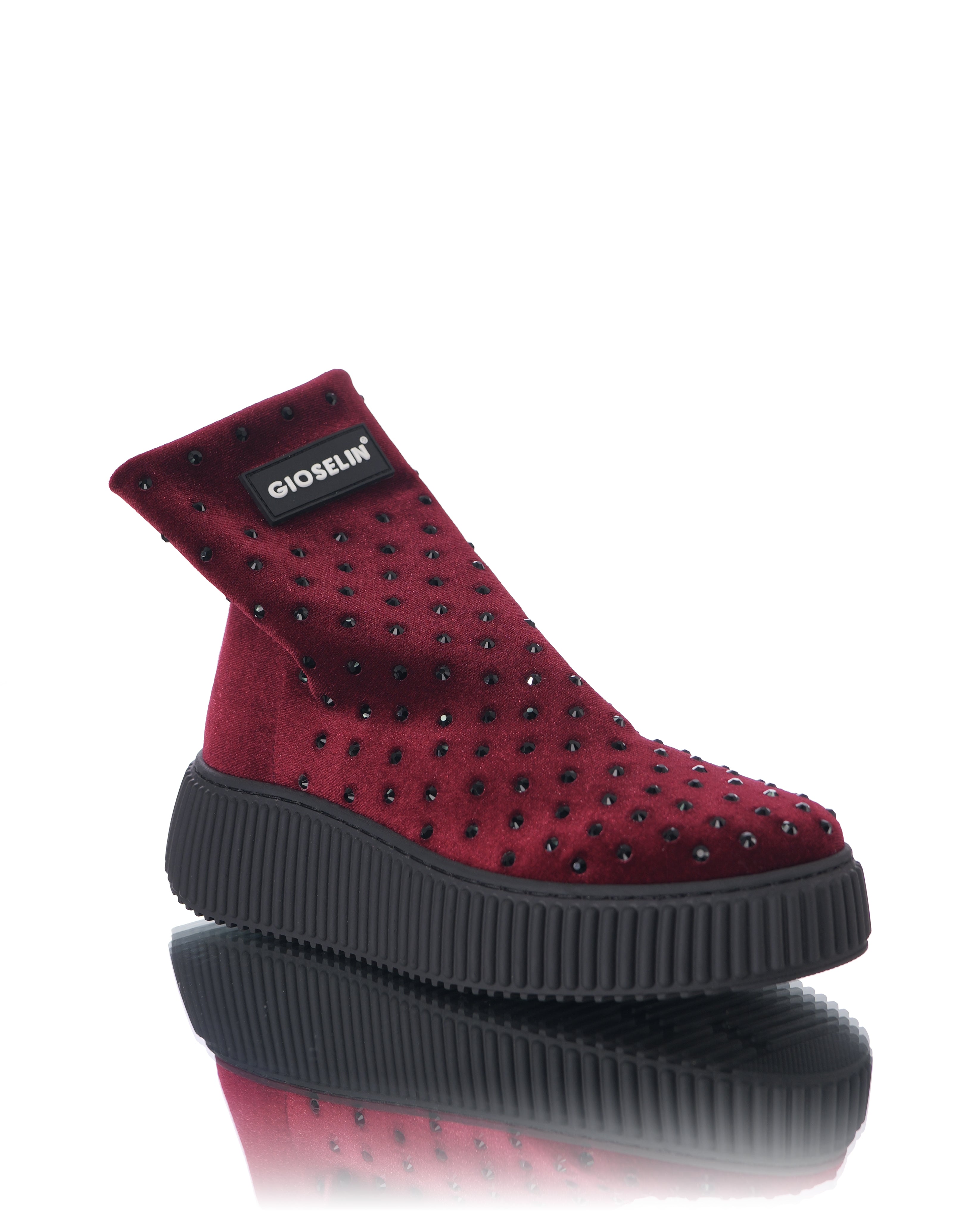 Velours de peur B.Diamond Bordeaux