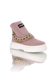 Collier bébé rose clair