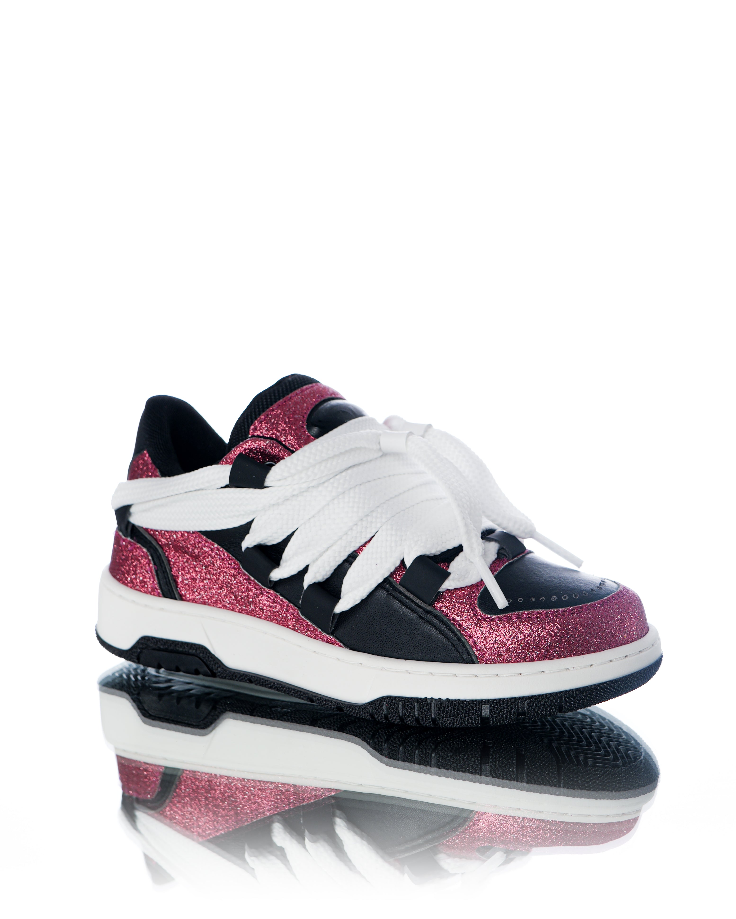 Serpent Bébé Pailleté Fuchsia