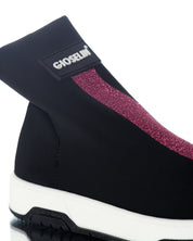 Fuchsia bébé pailleté clair