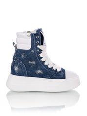 Jean déchiré bleu Nit-up