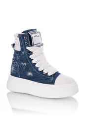 Jean déchiré bleu Nit-up