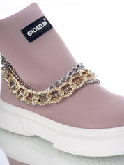 Collier bébé rose clair